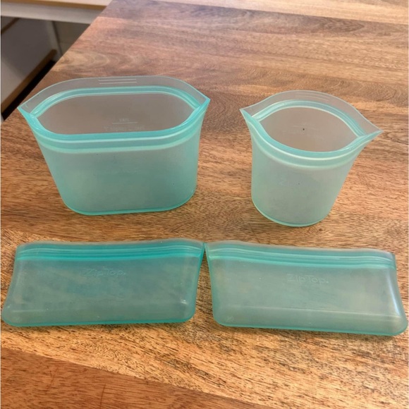 Ziptop Silicone Ziplock Set - Picture 2 of 2